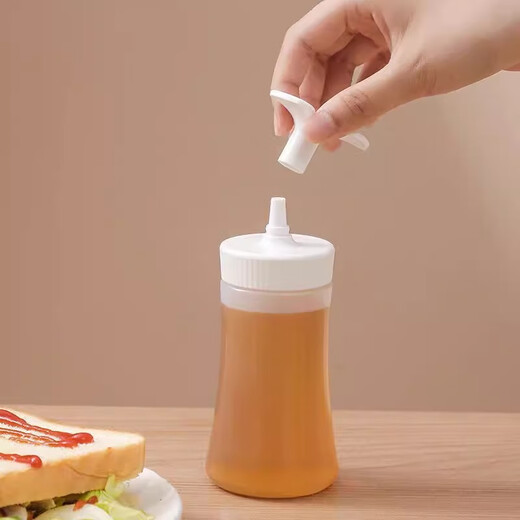 Jingxi carefully selected Japanese-style invertable squeeze bottle for household tomato sauce salad dressing squeeze bottle large diameter condiment bottle squeeze bottle * 1 (small size) (210ml)