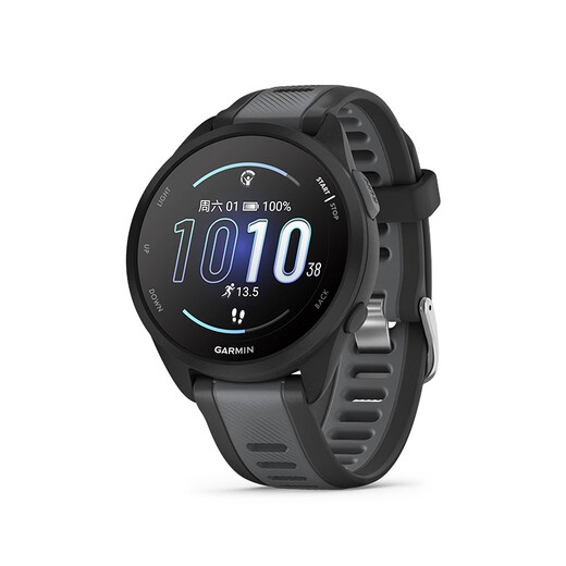 Garmin Forerunner165 Herzfrequenz Blut Sauerstoff Multi-Sterne-Positionierung Outdoor Sports Smart Watch Musikversion Extreme Nacht Schwarz