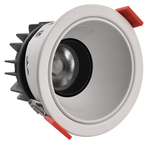 Whale and Light No main light deep anti-glare spotlight hill spotlight ceiling light wall washer embedded spotlight Kaz white cup 7 watt opening 75-85mm/4000K