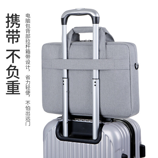 British laptop bag shoulder handbag 17.3-inch business large-capacity water-repellent office bag
