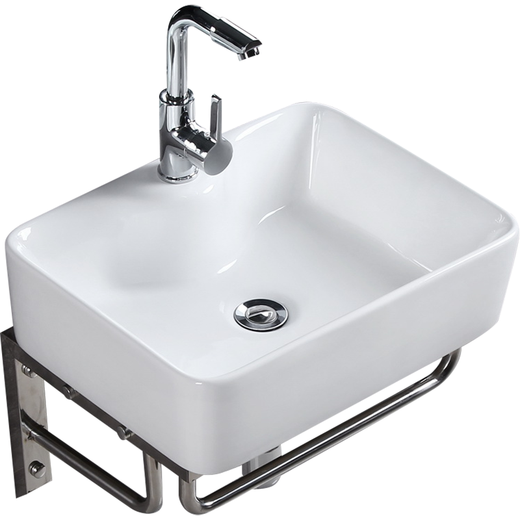 
Infan bathroom small hanging basin, small size mini wall hanging wash basin, wash basin, wash basin, bathroom wall hanging basin, G CP hanging basin, 4837 leucorrhea bracket + basin faucet