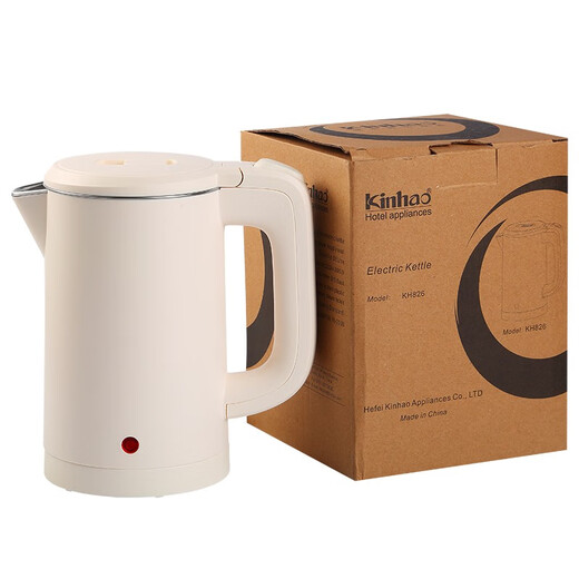 Jianhao KH826 Reise elektrischer Wasserkocher Wärmeisolierung kleiner automatischer Kessel tragbarer Mini -Schlafsaal Elektrikkessel Reise Mini Tragbarer Elektromotten Europa und Japan KH826 Black 0,6L