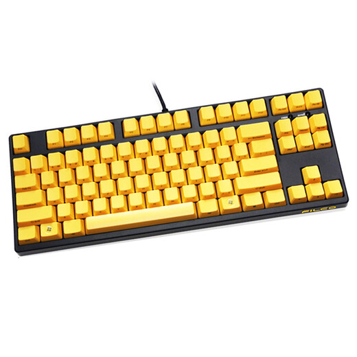 FiLCO (FILCO) 87-key Ninja Saint-Hand Second Generation Mechanical Keyboard Side-engraved Wired Cherry Axis Game Keyboard Color Limited Edition Gold Red Axis