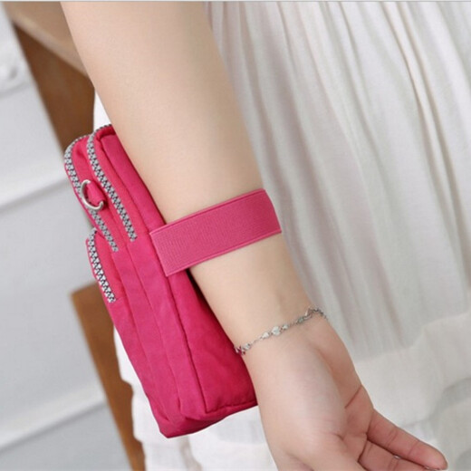 COOSKIN running and fitness women's mobile phone bag arm bag crossbody bag halter neck mobile phone bag coin packaging mini small bag summer gray gray leopard print