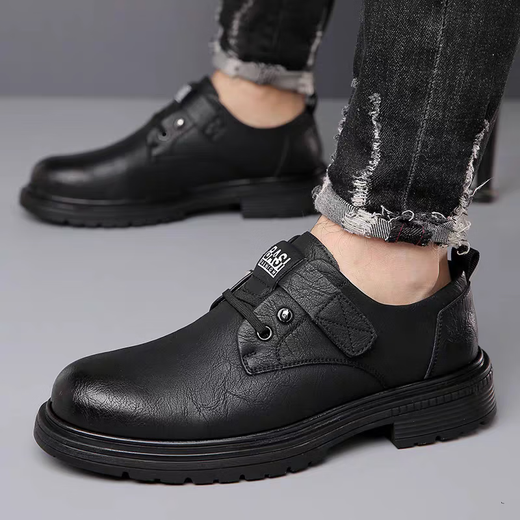 Starhead Woodpecker Starhead Woodpecker Chaussures masculines 2024 AUTOMNE NOUVEAU CUIR GÉTURE CONCUSSENTABLE BUSINESSE BESSAPE SOILE SOLE CUIR SOIL