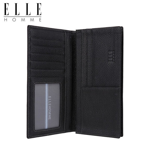 ELLE HOMME 轻奢男士长款钱包 时尚头层牛皮钱夹 多卡位8712 父亲节礼物