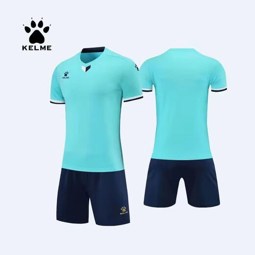 KELME (KELME) sports short-sleeved competition training quick-drying football suit men and women team uniforms breathable jerseys children 1048 white 3X socks 3XL adult