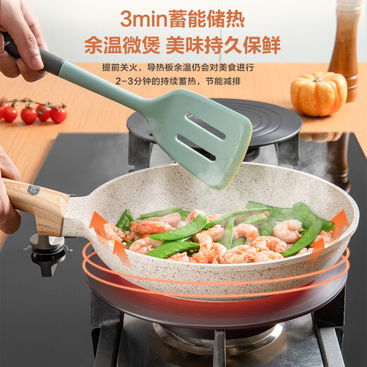 Huili's heat conduction plate gas stove household heat conduction plate enamel pot bottom anti-burning black frozen meat thawing heat conduction heat transfer plate 20cm+24cm