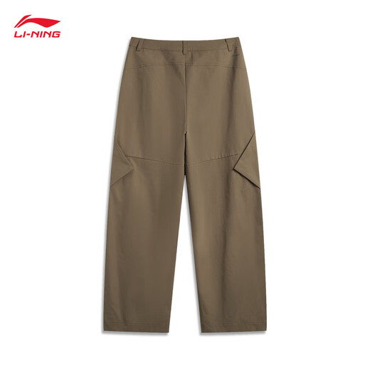 Li ning cf trace 丨 pantalon sportif pour femmes en été extérieur draping pantalon sportif ayku724 teak brown-7 l