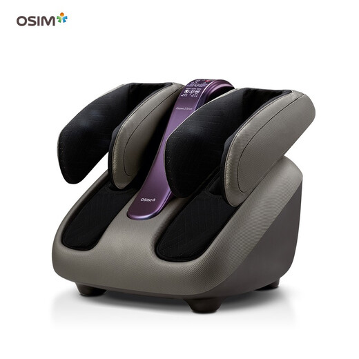 傲胜（OSIM）足疗机腿乐 智能足部按摩仪腿部推拿温热按摩脚机OS-393S深灰色 生日礼物实用送父母