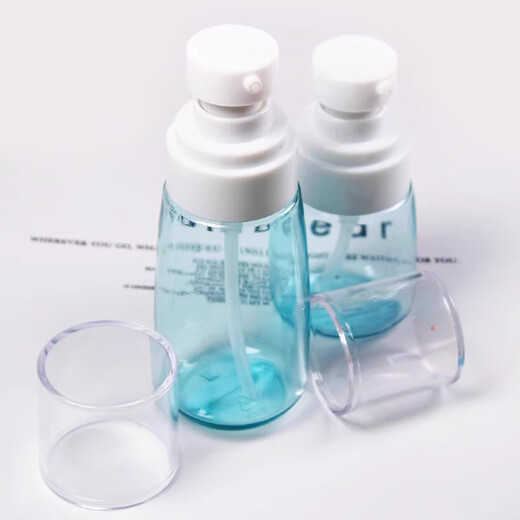 分装瓶乳液瓶按压瓶旅行小样化妆品洗手液透明护肤瓶易 100ML 2件