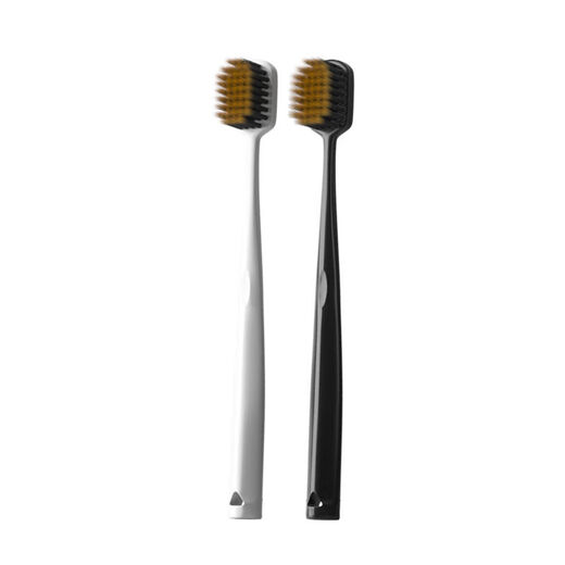 Jacques toothbrush for men's soft hair, wide head, high-value adult couple's teeth cleaning set, home wear 8 packages