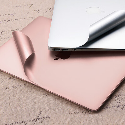 格玛斯（gemasi）2023款 MacBook Pro13 A2338 M2贴纸mac13 A1502苹果笔记本电脑保护膜13.3英寸外壳膜A2289/A2251 哑光黑色【ACD面】 Macboo