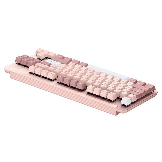 Série préférée de Logitech K855 (K835 Modèle amélioré) Clavier mécanique Clavier Bluetooth à double mode Bluetooth Connexion TTC Axe rouge 84 touches E-Sports Office de jeu K855 Poudre de bois de chien