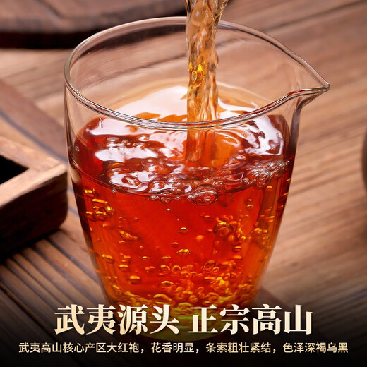 陈一凡 茶叶大红袍 岩茶武夷乌龙茶浓香型 茶叶自己喝袋装发2袋共500g