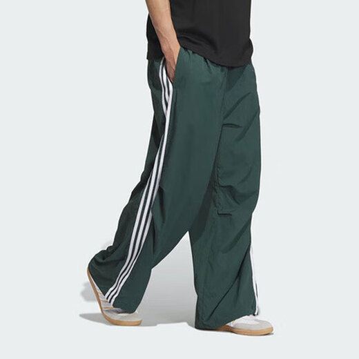 阿迪达斯 （adidas）三叶草运动裤男裤夏季新款健身裤子透气休闲裤三条纹直筒裤长裤 jw9896 均码 m