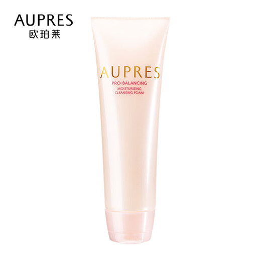 欧珀莱（AUPRES）均衡保湿柔润洁面膏125g（洗面奶女 泡沫丰富 ）