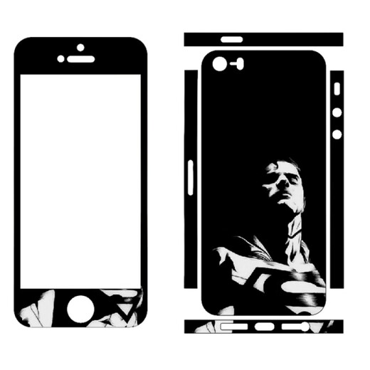 准岸适用苹果5s手机钢化彩膜iPhoneSE后壳贴纸i5来图定制全身卡通贴纸 苹果5/5S/SE钢SF-13799 iphone 其他型号