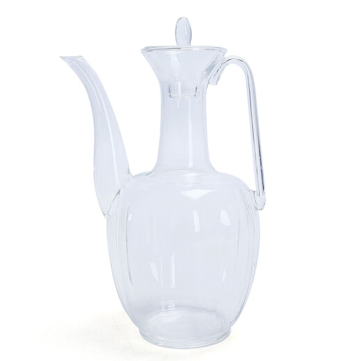 Fengge glass red wine and white wine pot wine divider imitation song melon edge pot Internet celebrity imperial concubine pot glass pot high temperature resistant teapot creative wine pot antique kettle imitation song glass pot