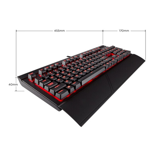 USCORSAIR K68 Mechanical Keyboard Wired Connection Gaming Keyboard Red Switch Single Optical Dustproof and Waterproof Full Size Keyboard K68 Red Switch + Holy Sword Wireless Keyboard and Mouse Package