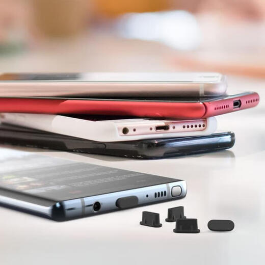 Fun appliance typec mobile phone dust-proof plug usb-c silicone capacitive pen suitable for Apple 15/16 Huawei vivo Xiaomi OPPO charging port waterproof plug interface capacitive pen dust-proof plug-white 10 small storage box