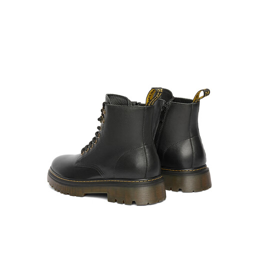Belle Fashion Fashionable Boots Boots Men's Men's Men Confortable Cow Hide Bottes courtes Bottes d'extérieur Martin A1694DD4 Black-Mauri 42 (260 mm)