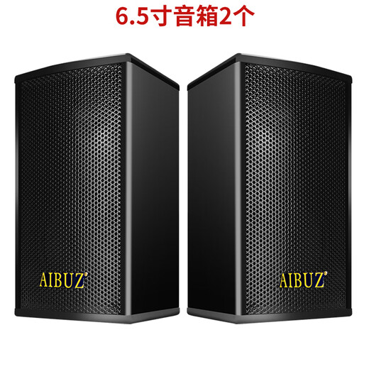 Aibuz 604 Home Bluetooth KTV Speaker Set Home Living Room Karaoke Professional Stage Conference Room Classroom Shop Training Speaker 2 6.5-inch Speakers