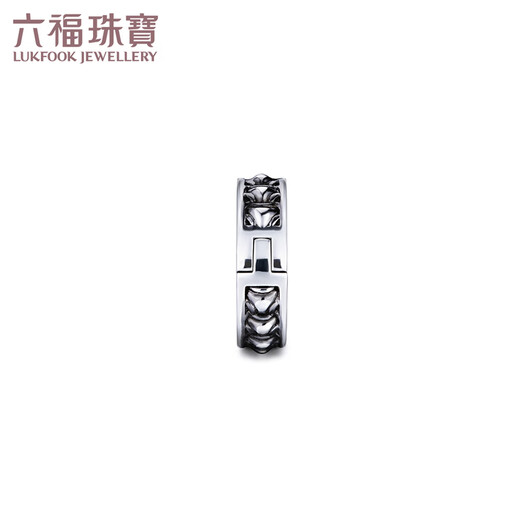 Lukfook Jewelry Platinum 950 Ring Platinum Earring Single Earring Men's Gift Price 001269EA 3.36g (including labor cost 447 yuan)