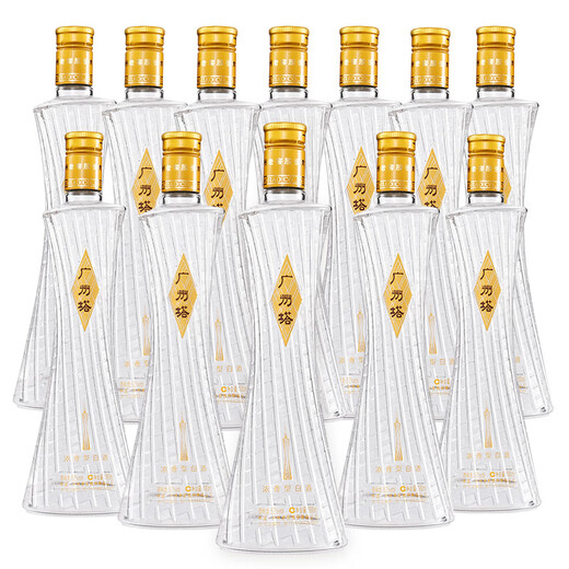 Luzhou Laojiao Guangzhou Tower Wine Mini Pack 52 degrees 160ml*12 Whole Box Pack Rich Flavor Liquor [Gift Gift]