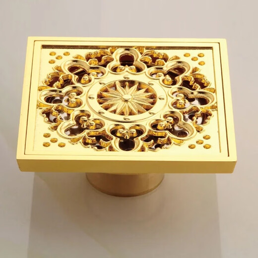 Désodorizant Golden Copper Tee-Wall Drain Épaissison Core Core Salle de bain Douche à laver Machine à laver humide Dry Zone Copper Gold 6623T Core Washing Machine