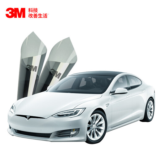 3M car film Langqing series, shallow in front and deep in back, suitable for Tesla model Y/3 glass car film, solar insulation window film, sedan SUV, construction included