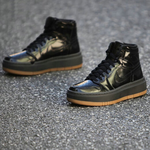 耐克（NIKE）AJ1篮球鞋女鞋夏季新款Air Jordan 1运动鞋轻便休闲鞋FB9894-001 FB9894-001/AJ1黑色 37.5
