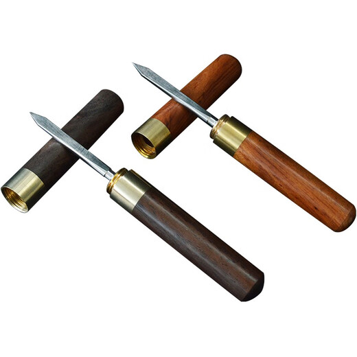 Fantao Pavilion rosewood ebony Pu'er tea knife tea needle tea cone tea pry black tea cake stainless steel pry tea special Kung Fu tea set household tea ceremony accessories rosewood stainless steel tea knife