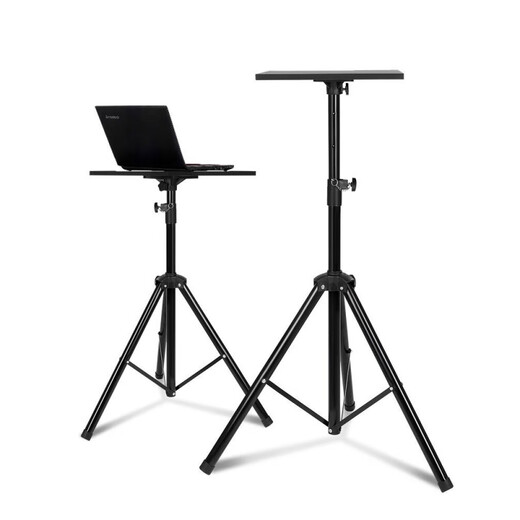 He Jiangong computer lifting table bracket standing high table outdoor live broadcast table portable foldable standing office tray + mobile phone cantilever bracket