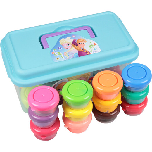 [70% neu] Disney (Disney) Leichttonfarbene Schlammspielzeug gefrorene Prinzessin Kinder-DIY-handgefertigte Gummi-Gummi-Dreambox Ultra Light Clay Girl Toy DS-2702