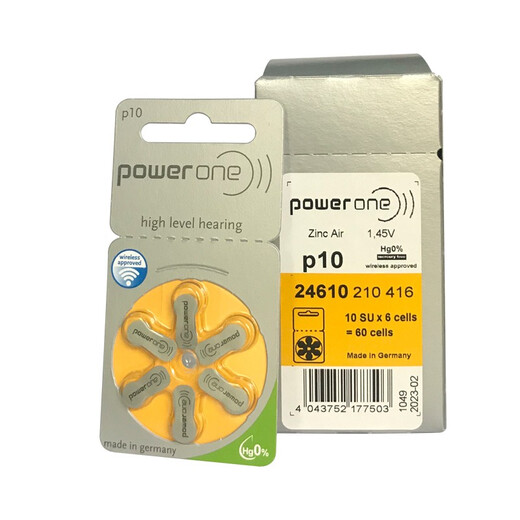 峰力（PHONAK） 助听器老年人专用电池Power P13/P10/P312/P675型号 P10一盒10板
