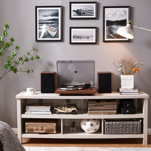 ARKROCKET CASINI retro Bluetooth vinyl record player professional-grade LP film gramophone split type with audio moving magnetic needle machine birthday gift ornament walnut brown