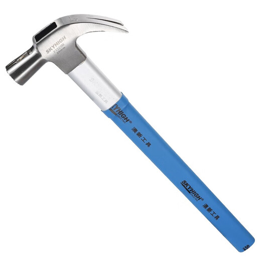 
Australian New Australia New Claw Hammer Woodworking 6 twelve 8 twelve hammer construction site hammer with magnetic high carbon steel clad plastic fiber handle Aoxin F1713M square elbow tooth surface (hammer head 8 twelve)