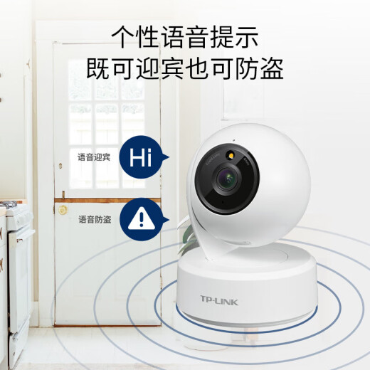 普联（TP-LINK）终身免流量4G监控摄像头家用 无限流量高清无线全彩夜视室内外防水监控手机远程360度全景旋转云台 室内4G无限免流量款【单镜头】 64GB【免费升级128GB卡】