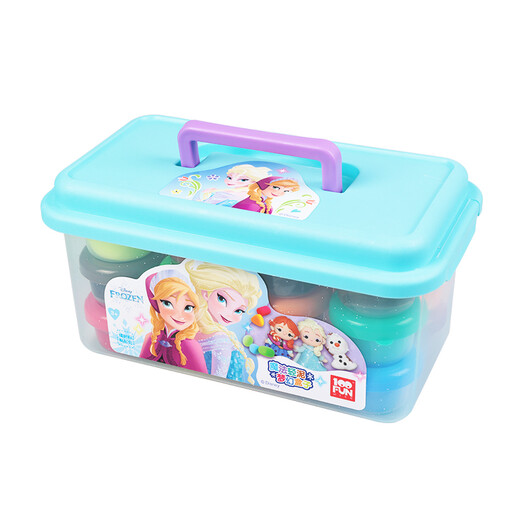 [70% neu] Disney (Disney) Leichttonfarbene Schlammspielzeug gefrorene Prinzessin Kinder-DIY-handgefertigte Gummi-Gummi-Dreambox Ultra Light Clay Girl Toy DS-2702