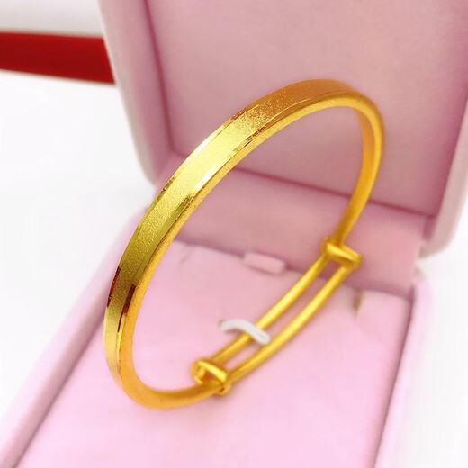 Prodigal Heart Old Phoenix Gold Store Style 18K Gold Bracelet Push-Pull Adjustable Bracelet Imitation 18k Gold Fashion Bracelet Jewelry for Women