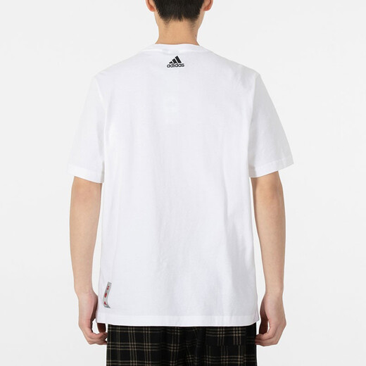 Adidas Summer Summer New Sports and Casual Logototipo impreso Camiseta de manga corta GC7348 HI3291 L
