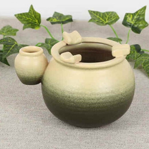 Ashtray European retro ashtray creative personality ceramic ashtray boyfriend fashion large living room ashtray home ashtray to create a fortune Bamboo green tall ashtray (movable style)