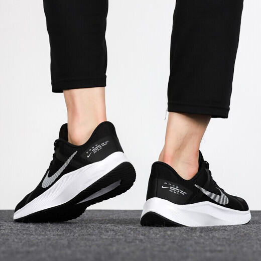 耐克（NIKE）男鞋新品QUEST 4 运动鞋轻便休闲透气飞线低帮慢跑鞋缓震跑步鞋 DA1105-006 43