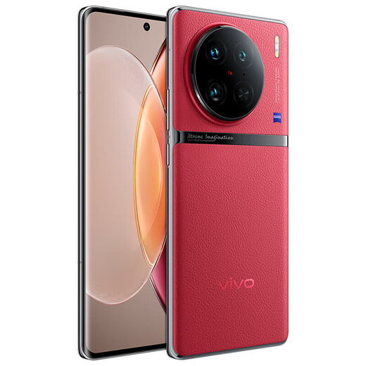 VivoX90Pro Zeiss one-inch T* main camera Dimensity 9200 flagship chip 120W dual-core flash charging 5G full network camera phone Huaxia Red 12GB+256GB