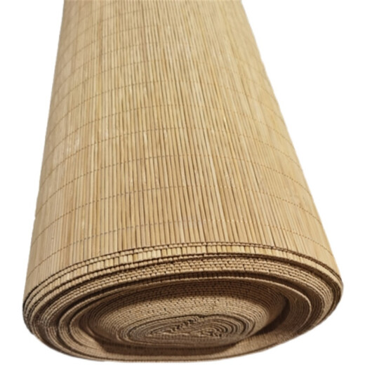 Decoration of bamboo mat ceiling wall decoration project for wooden houses, homestays, restaurants, tea room, carbonized retro anticorrosion materials 004 A bamboo yellow layer carbonized whole roll printing painting