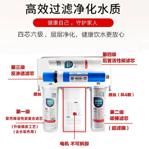 米尔塞格通用沁园净水器KRT3800/2800/3890/3820全套滤芯UF超滤膜活性炭反渗透膜 KRT3820全套滤芯