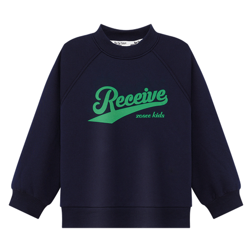 Zuoxi Boys' Velvet Thickened Sweater Winter 2025 New Children's Top Long Sleeve Winter Warmth Gray 150