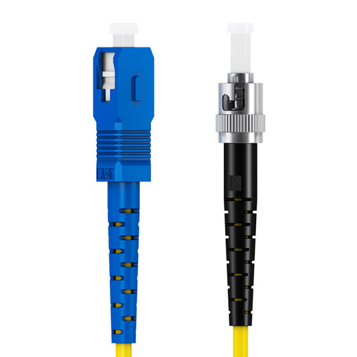 Haile Telecommunications Grade Faser-Optik-Jumper ST-FC-SC (UPC) 10 Gigabit Single-Mode Single-Core OS2 9/125 Kleiderbügel zum runden Kopf zum großen Quadrat-Kopftransceiver-Heckfaser-Optik-Jumper-Faser (ST-SC) St.-SC St-SC zum SC-großen quadratischen Kopf 3 Meter 3 Meter