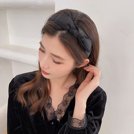 Chimera (CHIMERA) simple and versatile three-dimensional bow headband that increases the top of the skull, a high-end headband, a headband, a hair accessory, a headband, a girl’s birthday gift